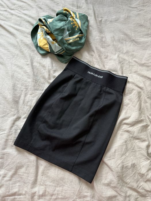 Spódnica Calvin Klein wysoki stan XS S