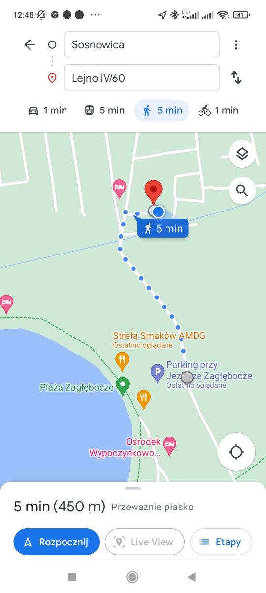 domek jezioro Zagłębocze blisko plaży  do wynajęcia