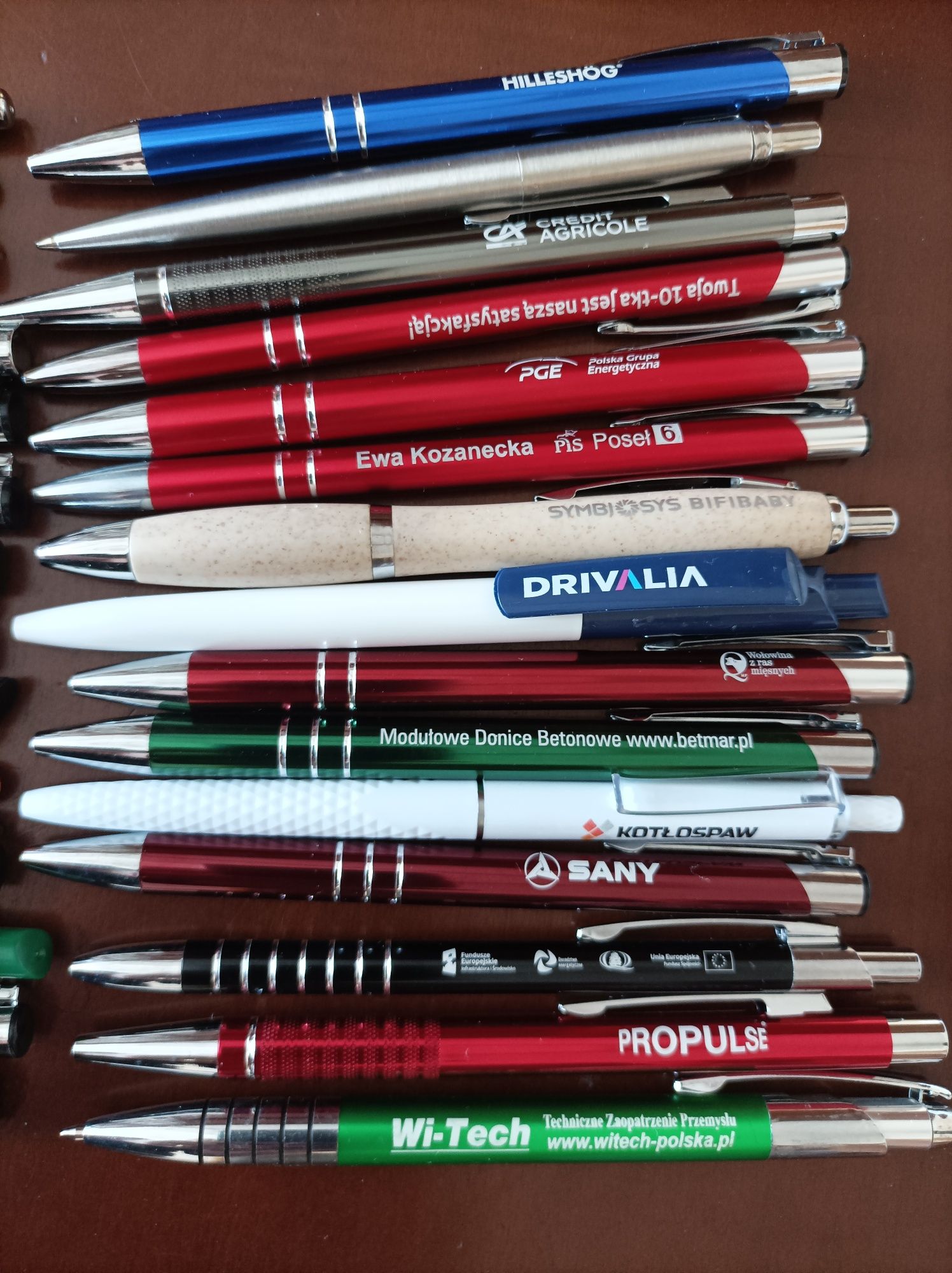 Długopisy 30 sztuk piszące