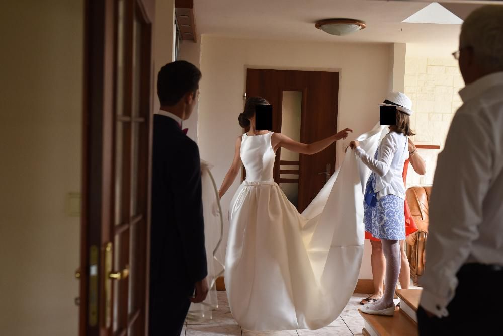 Suknia ślubna Pronovias Barcaza rozm. 34/36 orginalna