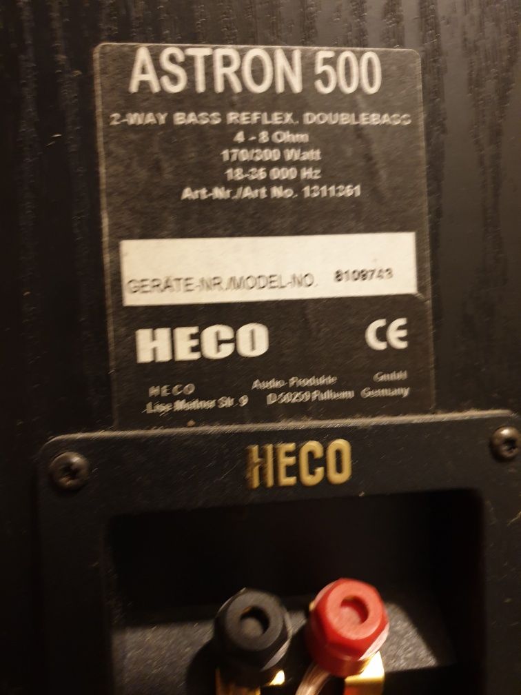 Kolumny podłogowe Heco Astron