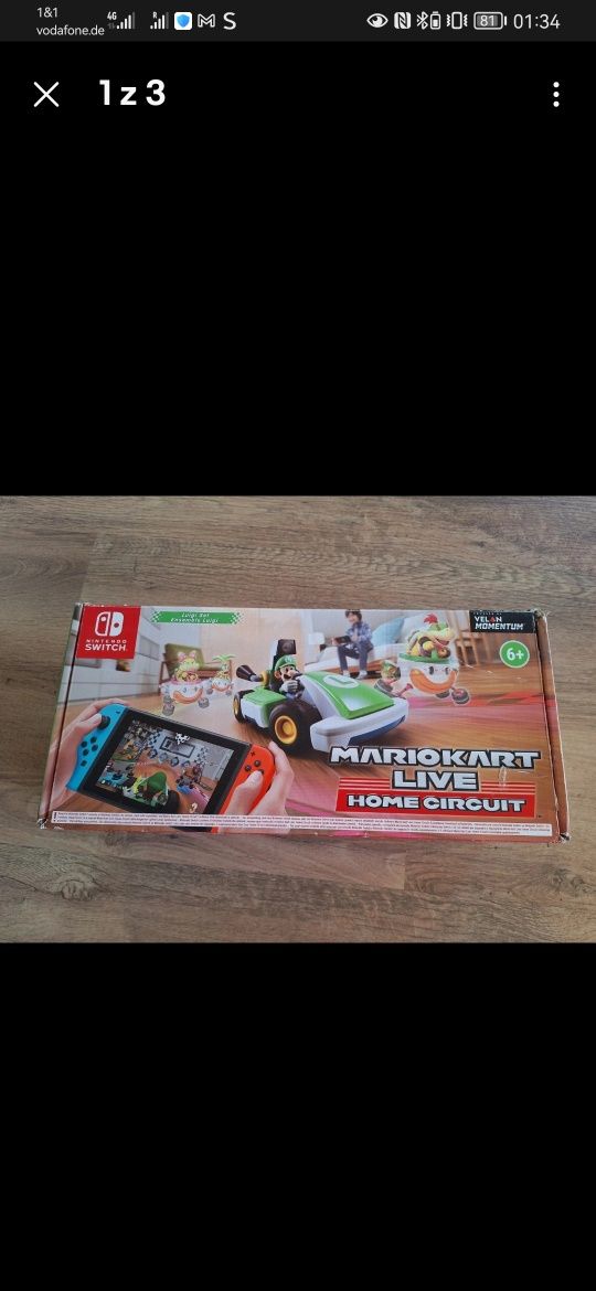 Mario cart  live circuit
