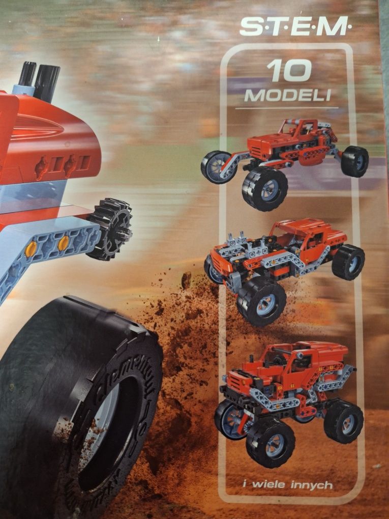 Klocki Clementoni Monster Truck 10w1 auto samochód 8+ jak lego technic