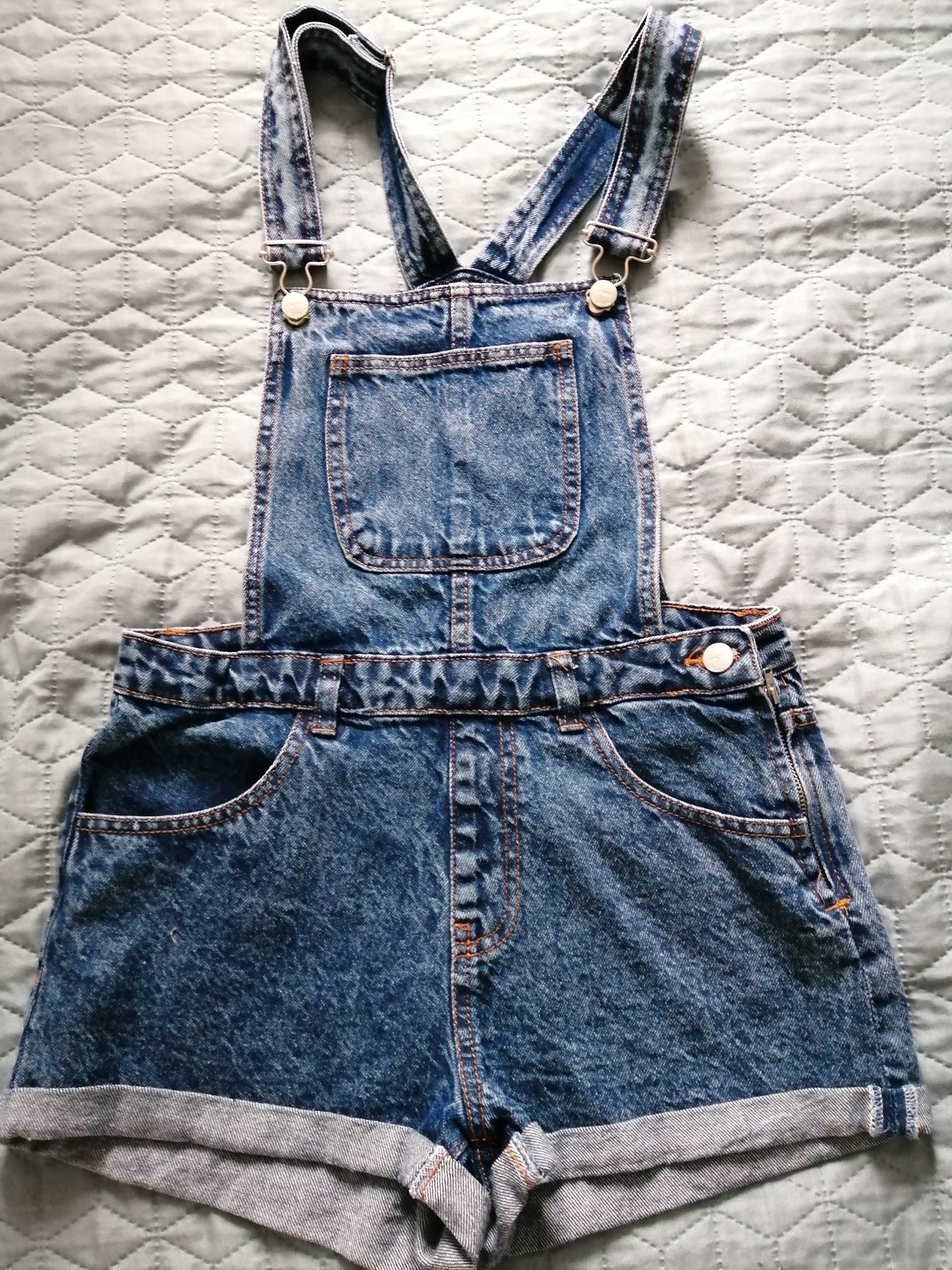 ogrodniczki spodenki dżinsowe cropp r 34 /×s jeans