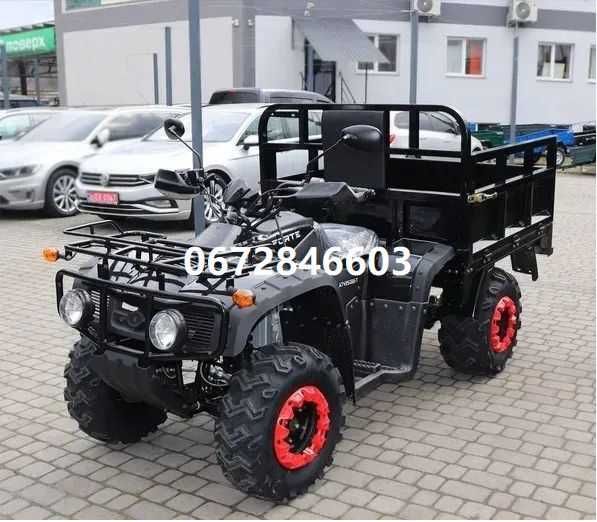 Квадроцикл грузовой Forte ATV 250 BS-T черный доставка під двір Форте