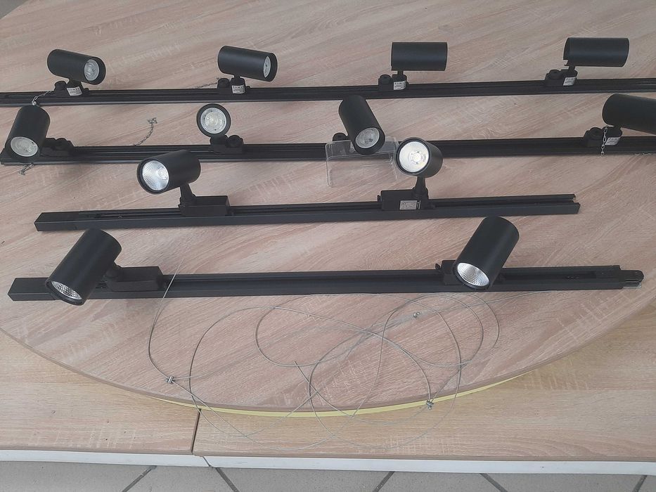 Oświetlenie szynowe listwa z lampami 1m 1,5m i 2m