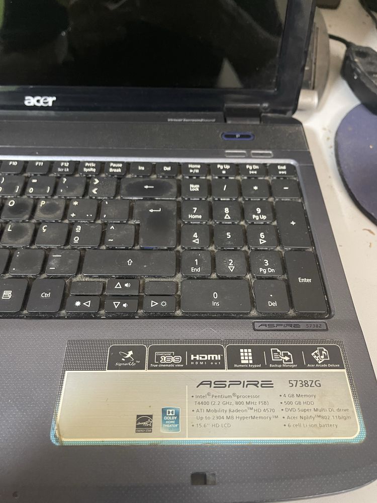 Pc portatel - Acer peças