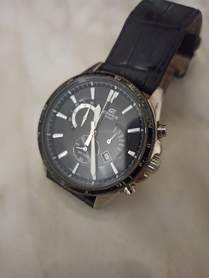 Часы Casio Edifice EFR 510 chronograp, годинник качио хронограф