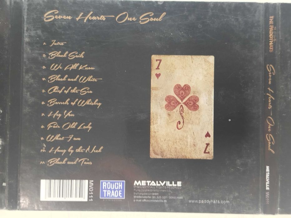 O'Reillys & Paddyhats Seven Hearts One Soul CD Folk Rock Punk Country