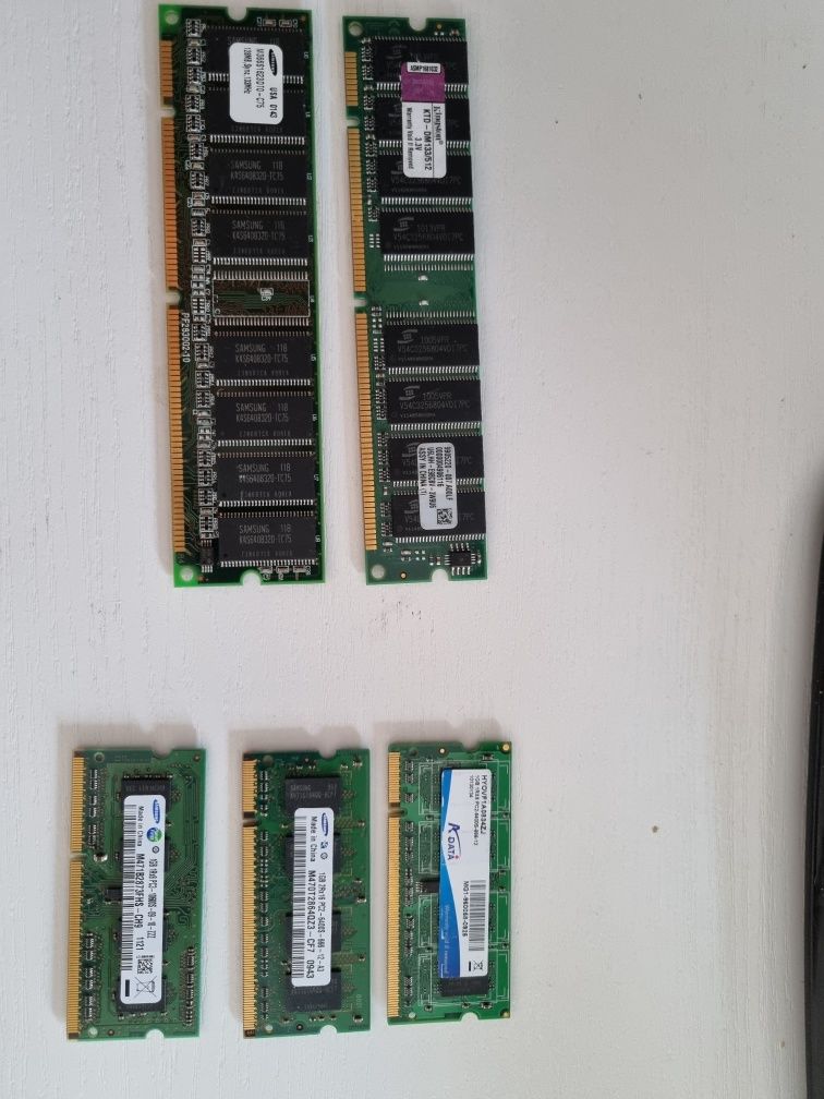 Pamięć ram rozne ddr2,ddr3, DIMM, sodimm