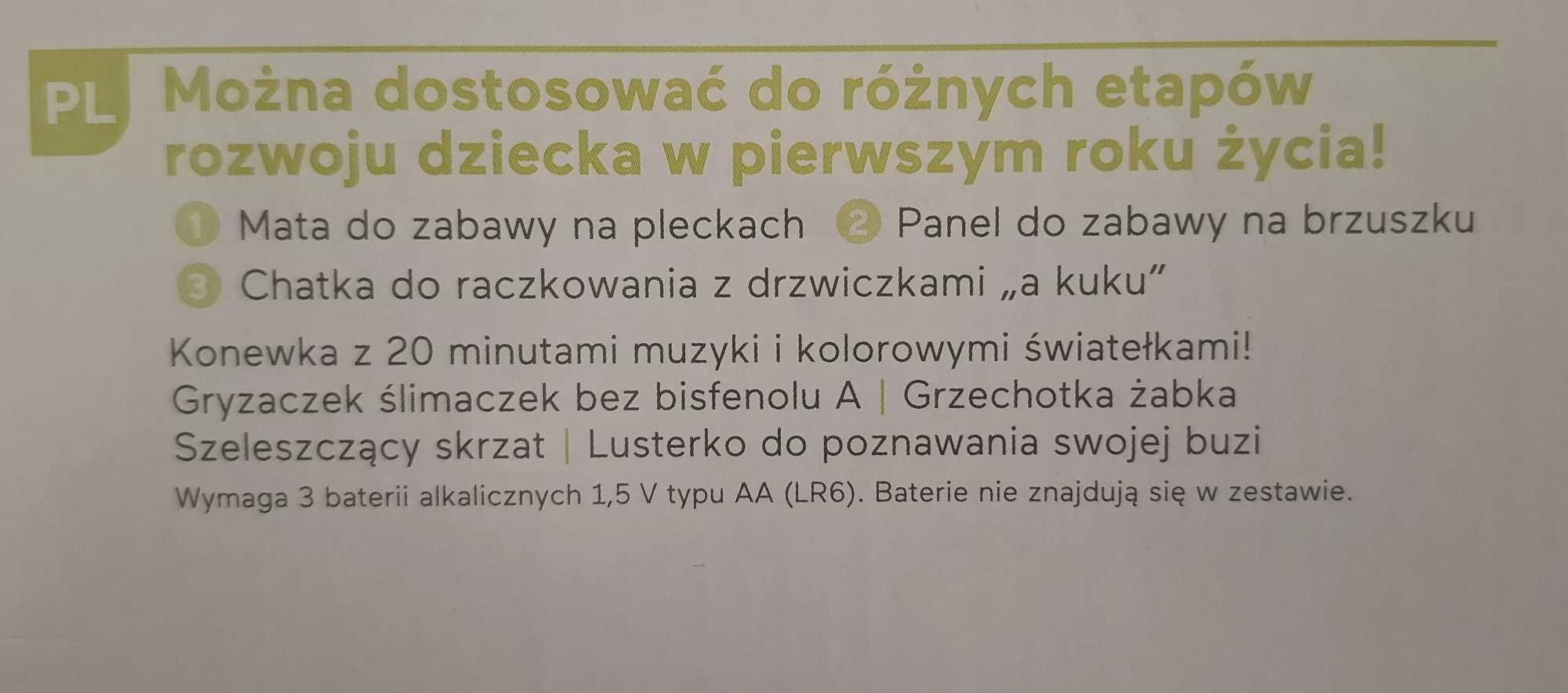 Fisher-Price Edukacyjna mata z dźwiękami Domek Odkrywcy