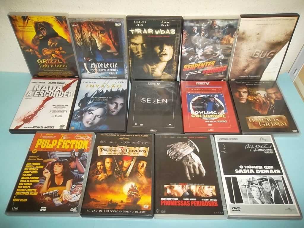 97 Filmes DVD Terror , FC e outros géneros, alguns muito raros