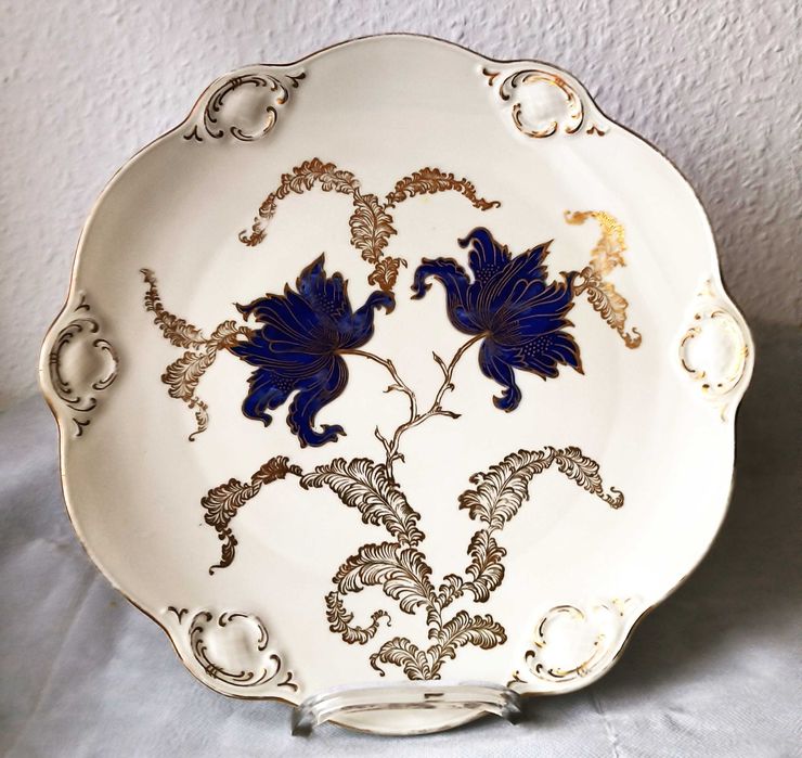 Большое фарфоровое блюдо Германия