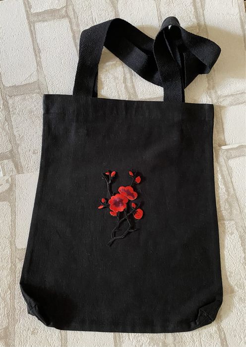 Сумка- шопер лен