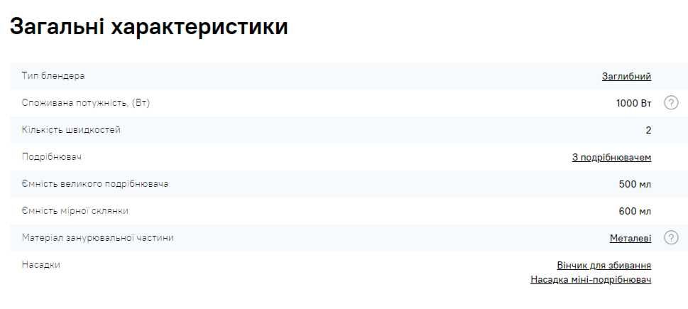 Блендер Midea 1000 Вт новий блендер універсальний