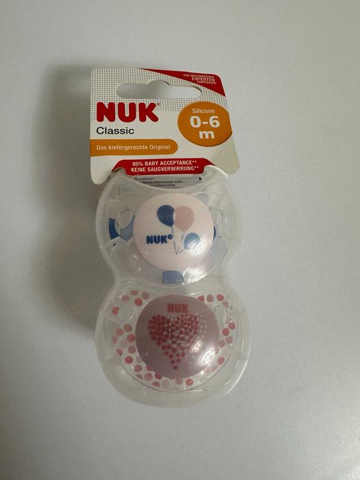Пустушки (соски) Nuk 0-6 місяців