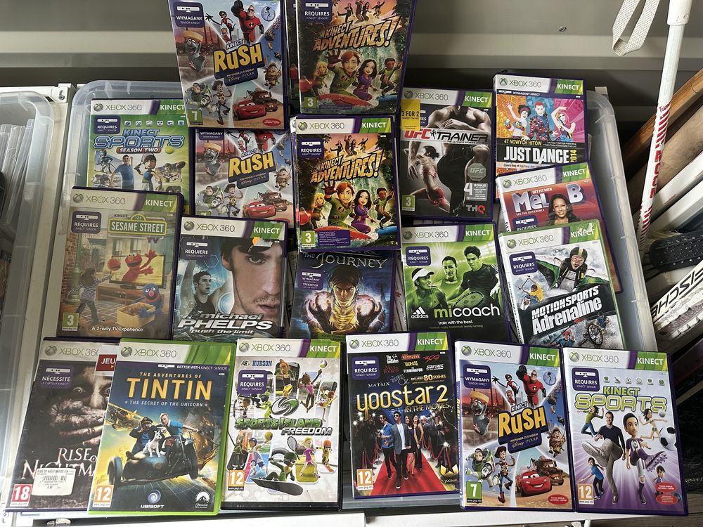 Super gry Xbox 360 kinect dla dzieci Lego rayman minecraft one S X