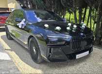 Auto do ślubu z kierowcą BMW M760e/Mercedes S klasa LONG