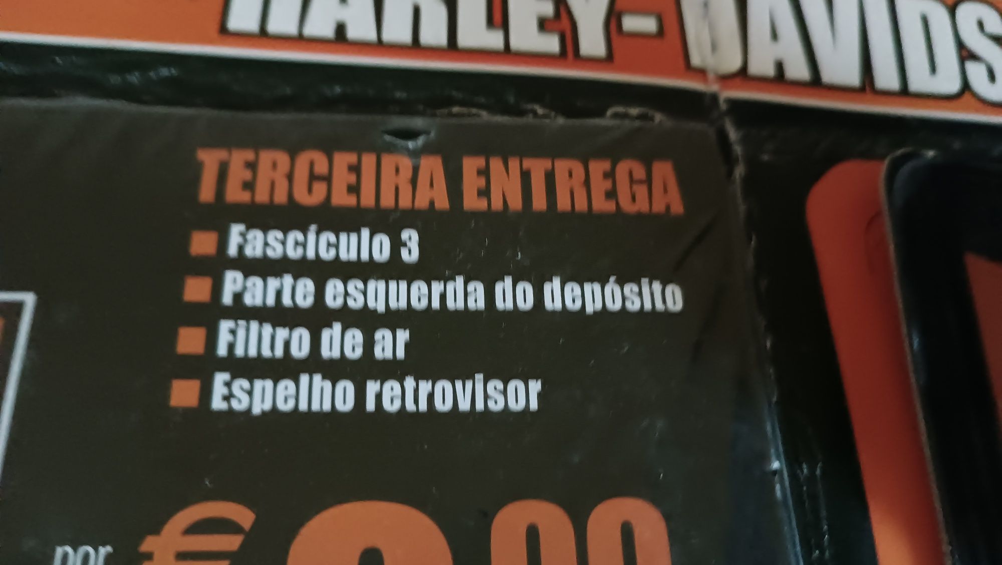 Antigas peças miniatura Harley Davidson por planeta Agostini