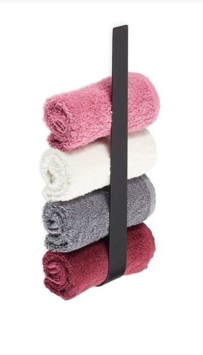 Wieszak na ręczniki ze stali nierdzewnej relaxdays