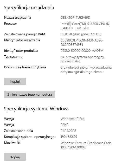 Stacja robocza Dell Precision Tower 3620