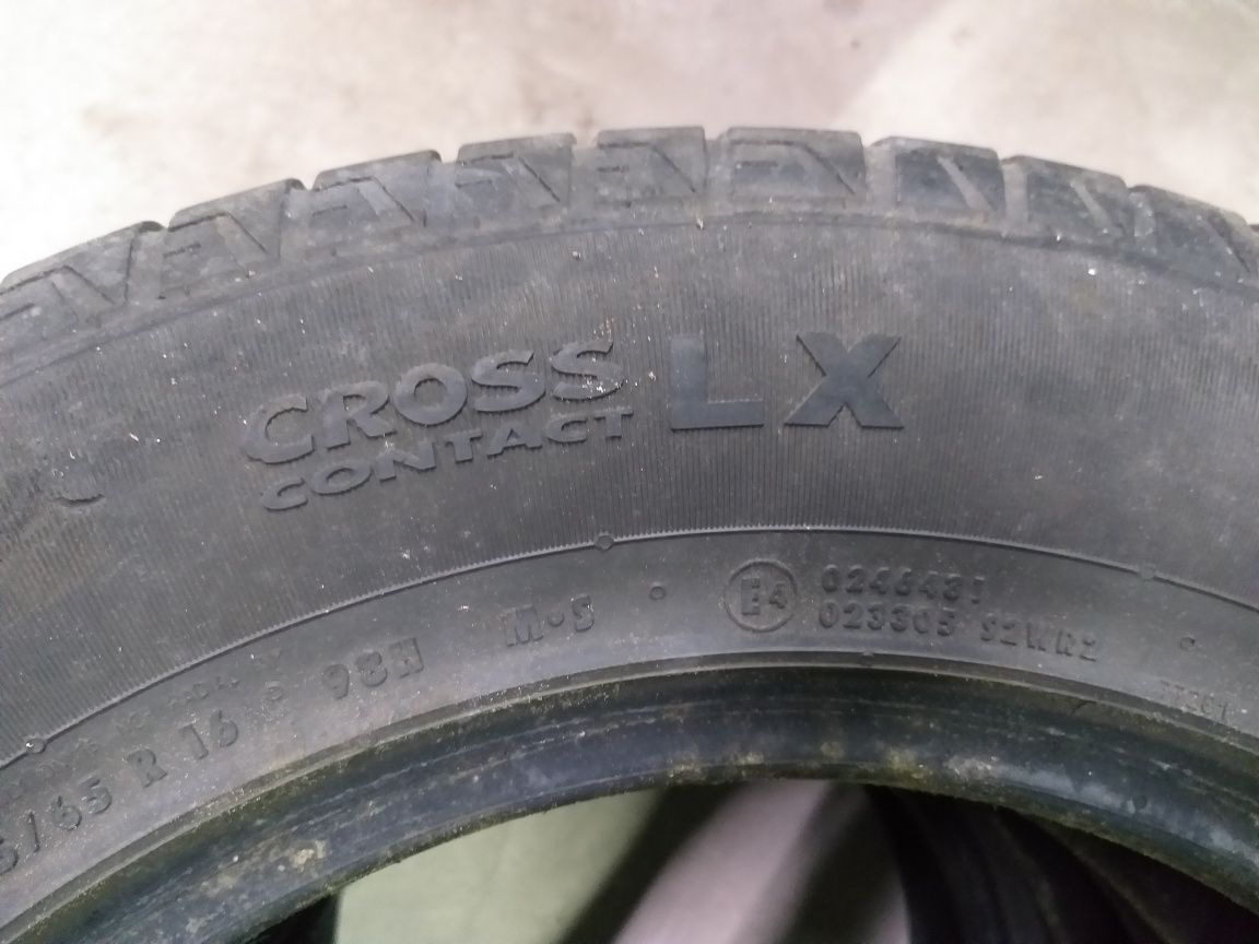 Продам летние шины CONTINENTAL Cross contact LX 215/65  r16 цена 1ш .