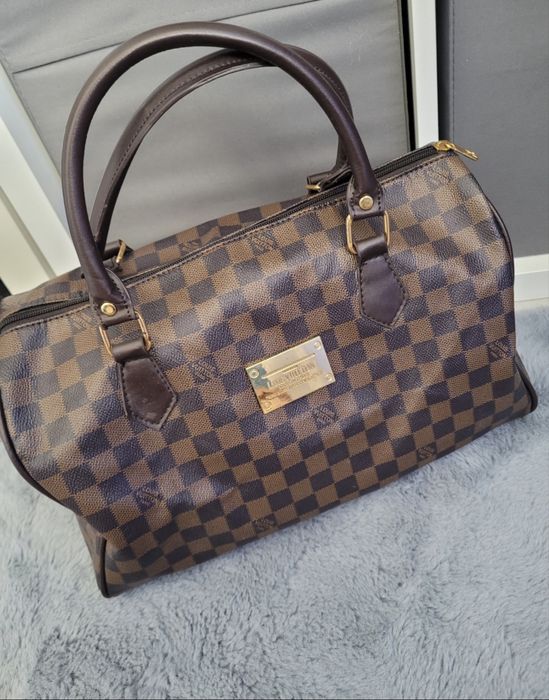 Brązowy kuferek Louis Vuitton