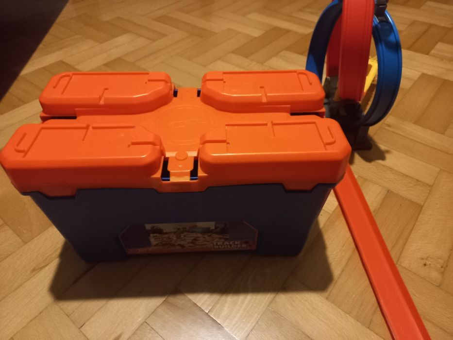 Hot wheels zestaw startowy + podwójna pętla + 3 auta