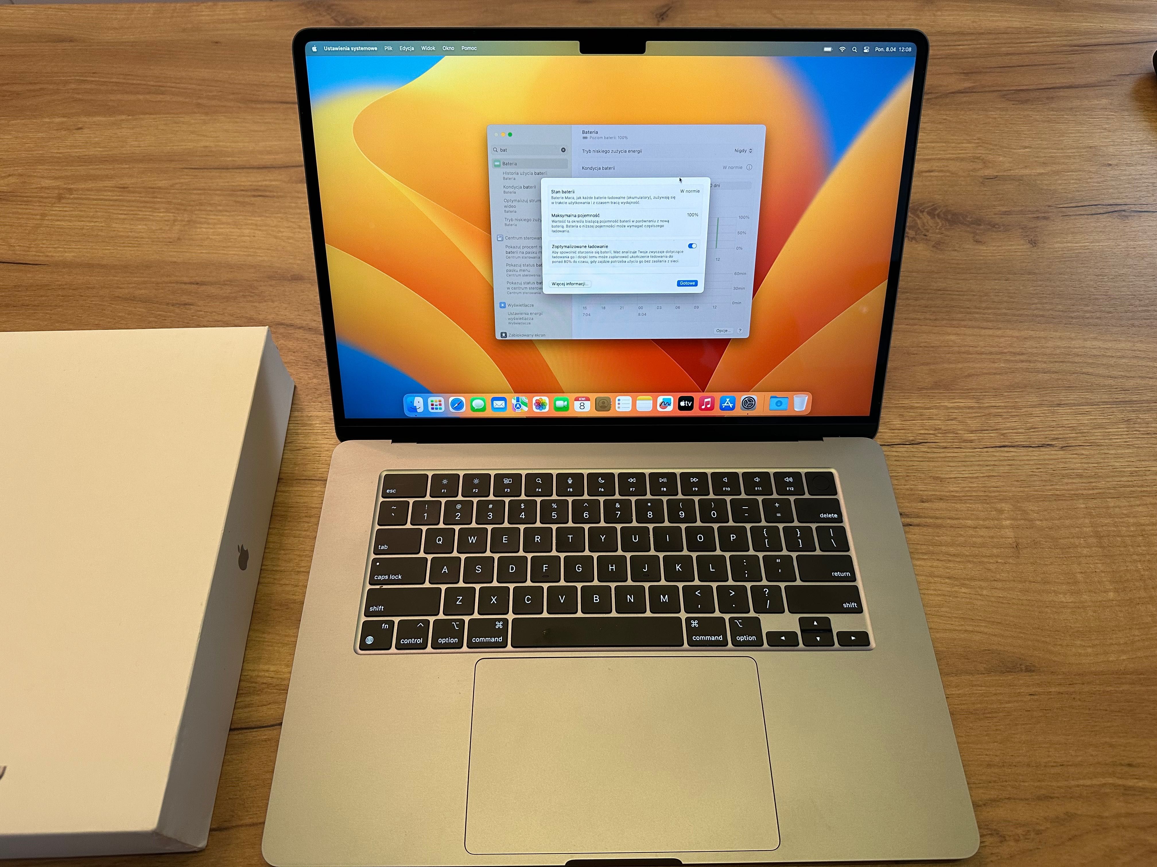 Macbook Air 15" M2 Na Gwarancji stan idealny - Swietochlowice