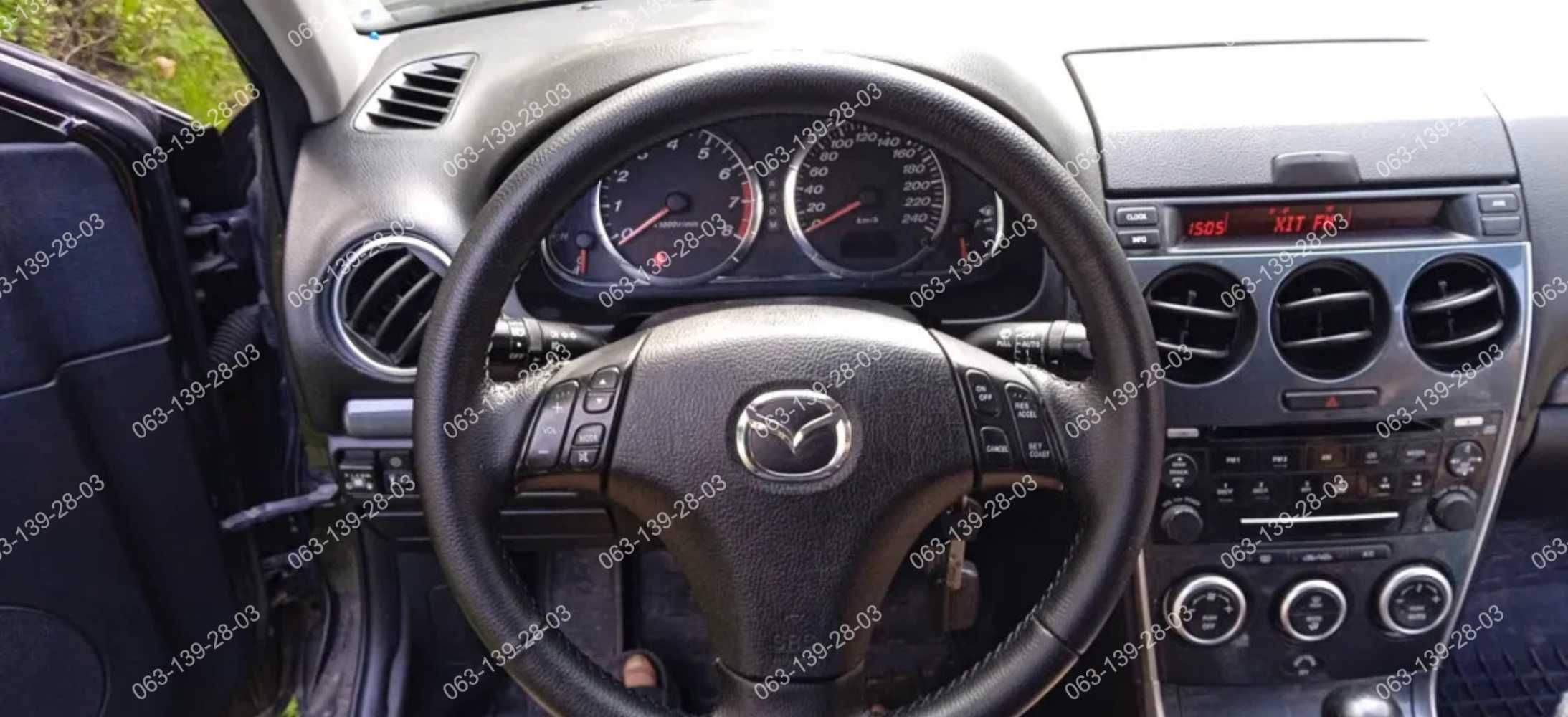 Mazda 3 5 6 CX-5 CX-7 CX-9 Оплетка чехол на руль Кожа Винил Мазда