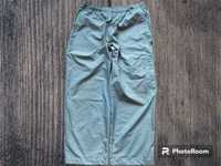 Spodnie Nike vintage y2k baggy, turkus/szary szerokie nogawki r.L