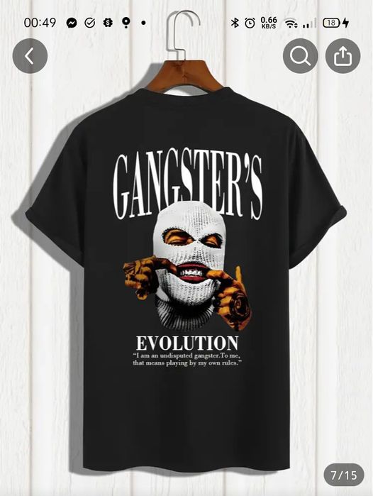 Koszulka męska z nadrukiem, dostępne wszystkie rozmiary.