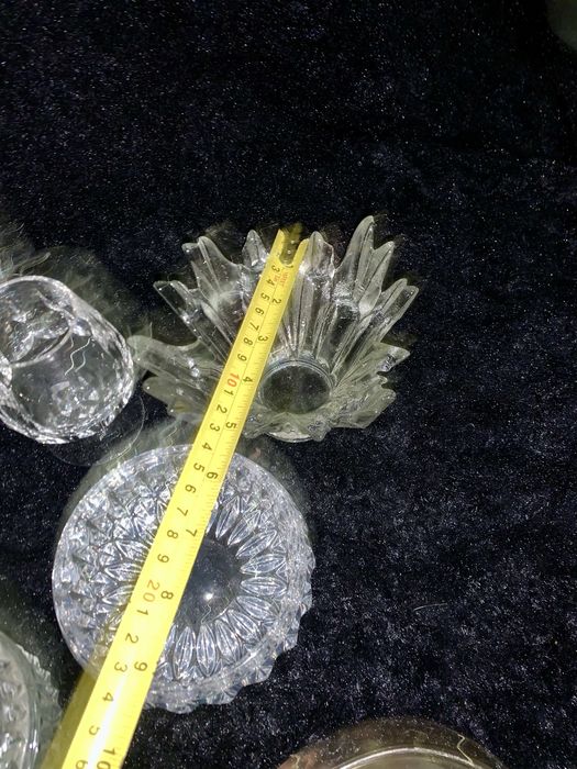 Ваза соусник бокалы коньячные шкатулка подсвечник хрусталь