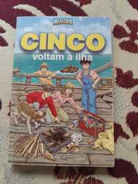 Livro os cinco voltam à ilha