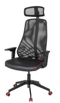 NOWE GWARANCJA MATCHSPEL Fotel Krzesło gamingowe, czarny