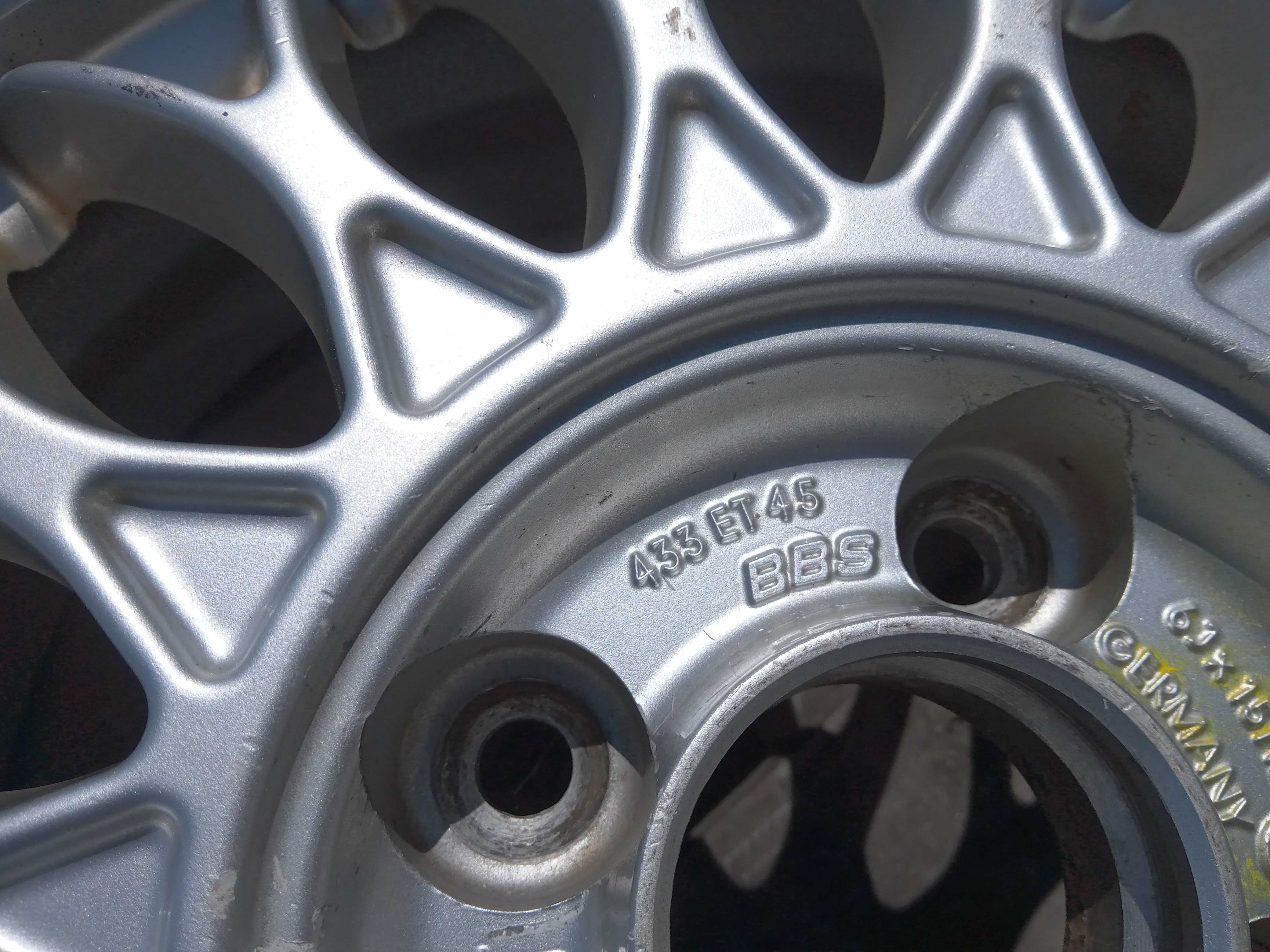 Pojedyncza Felga Aluminiowa BBS VW Golf Corrado 6jx15 ET45 4x100