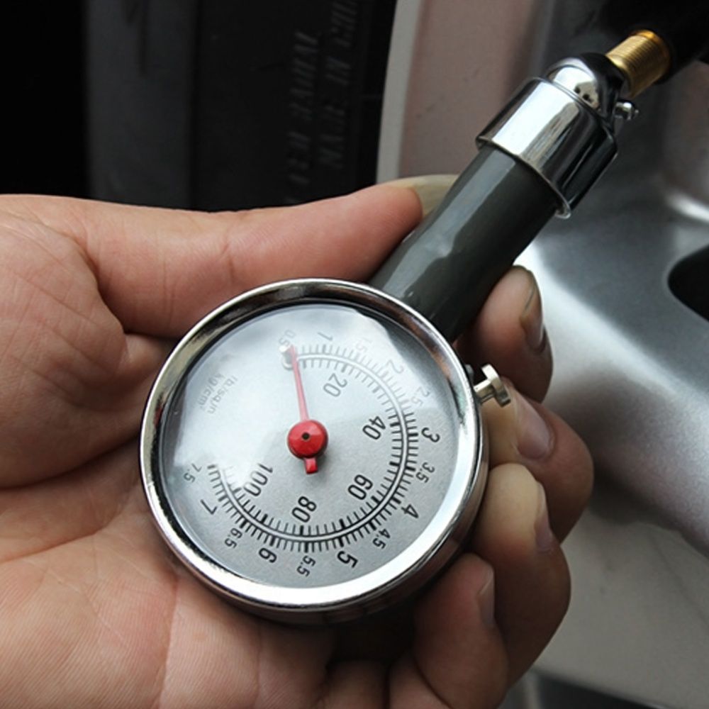 Manómetro Medidor de pressão dos pneus carros bicicleta e motos NOVO