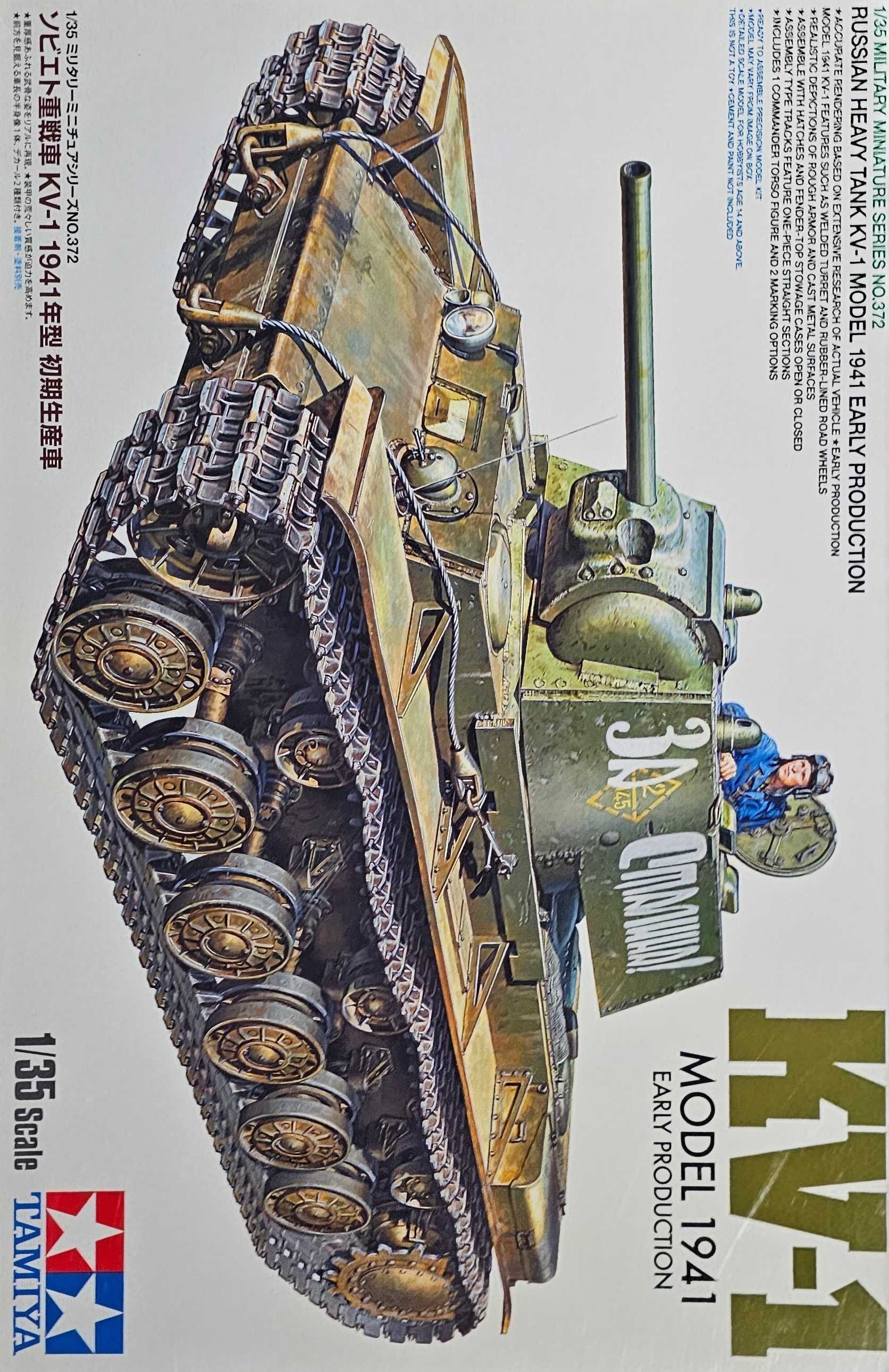 Tamiya 35372 Russian Heavy Tank KV-1 Model 1941, Early Production