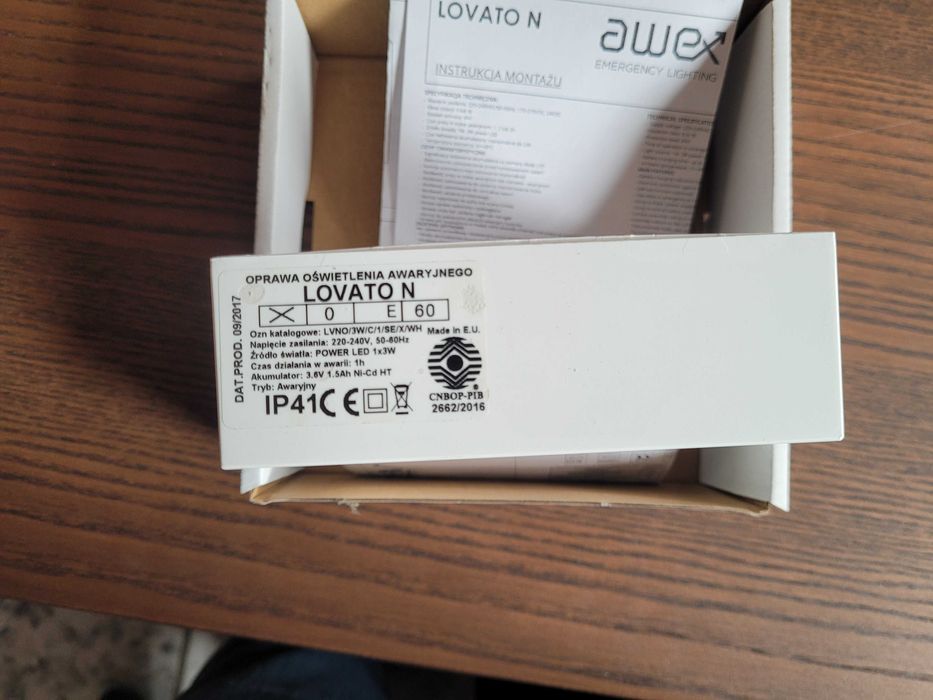Lampa awaryjna Lovato N