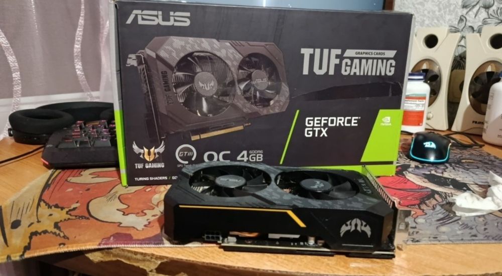 Asus PCI-Ex GeForce GTX 1650 ще на гарантії