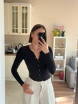 Bawełniane body z guzikami Reserved Premium Eco rozmiar XS