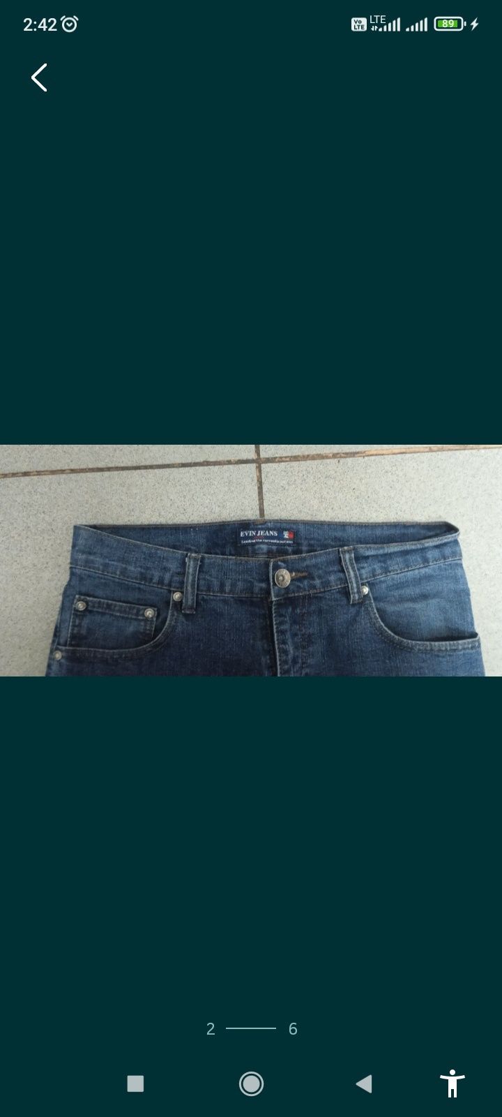 Spodnie męskie Evin Jeans