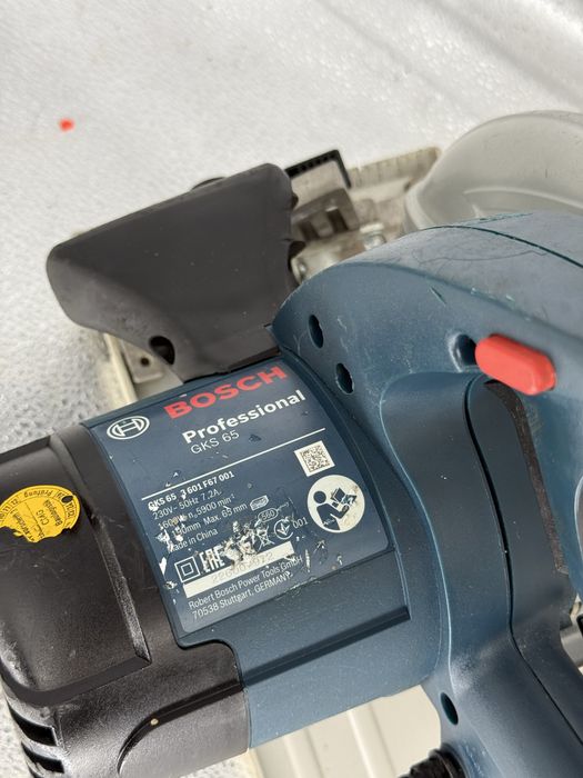 Ручная циркулярная пила Bosch GKS 65  торцовка паркетка