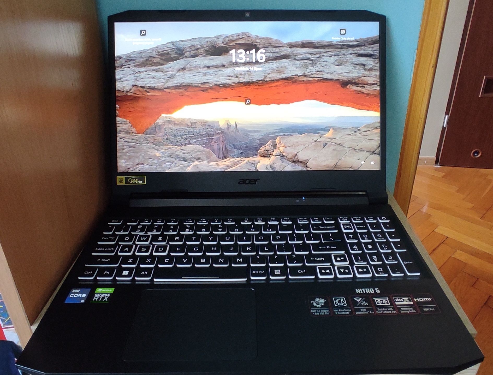 Acer nitro 5 rtx 3060 i5-12gen