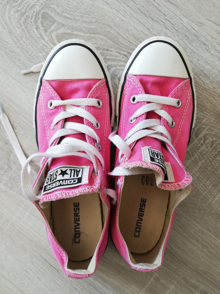Trampki damskie Converse All Star różowe. R. 35.