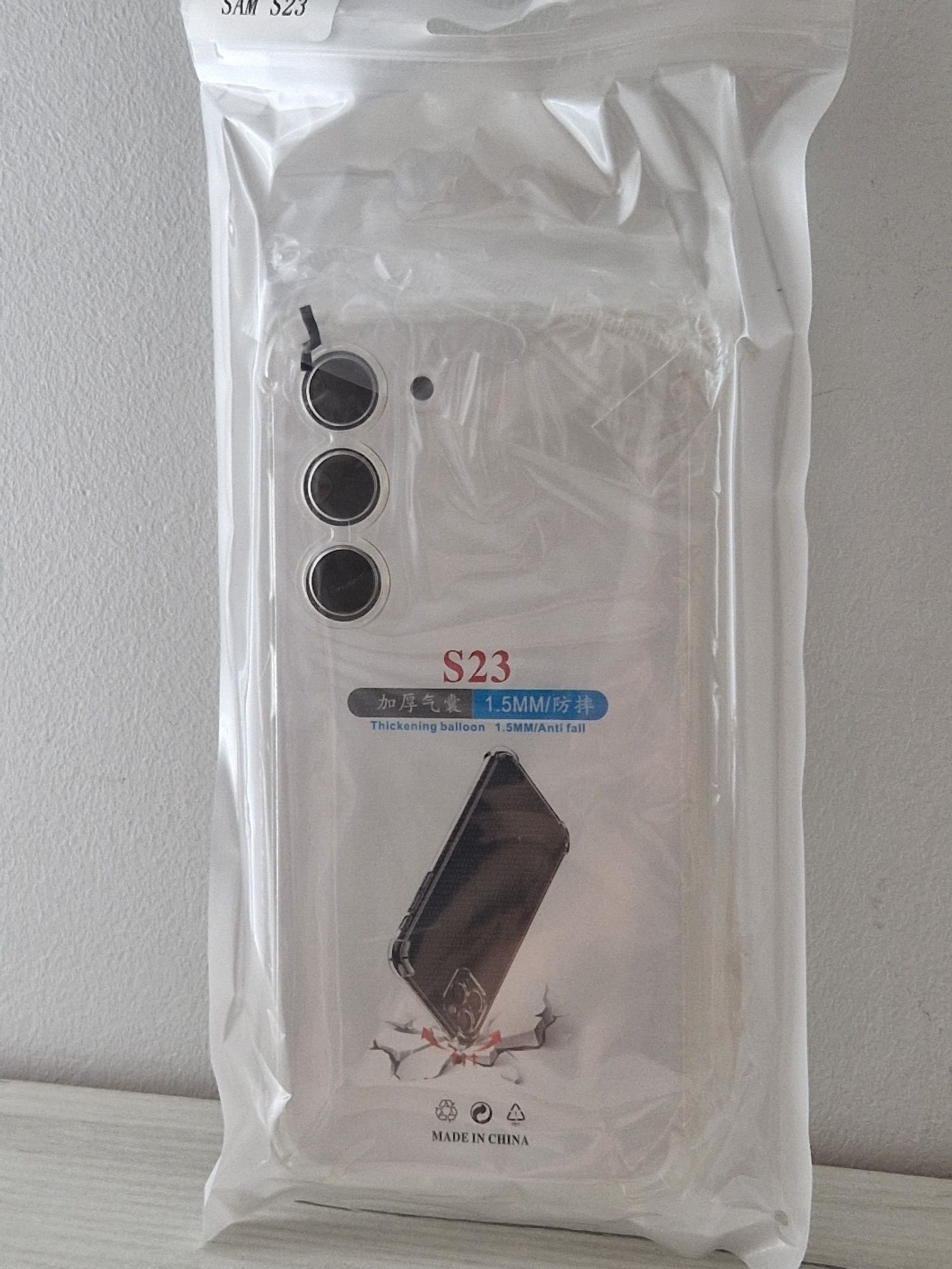 Clin Anti Shock 1,5mm do SAMSUNG GALAXY S23 Przezroczysty