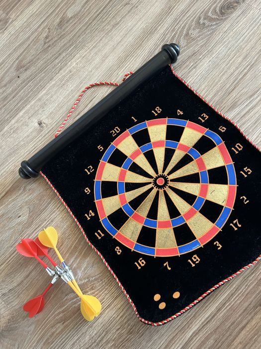 MAGNETYCZNA TARCZA DO DART darta w tubie 2 gry