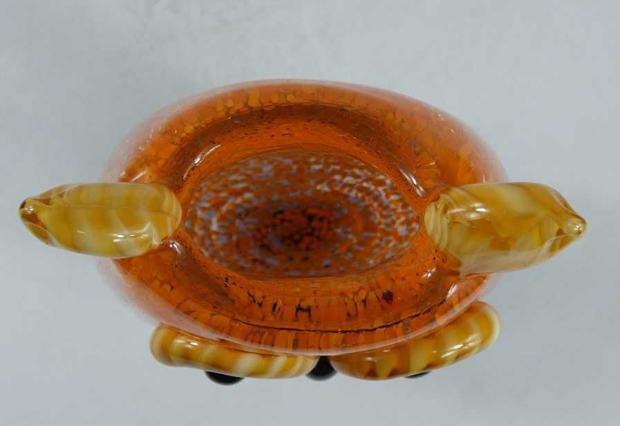 Figura SOWA WAZON sówka szkło MURANO figurka puchacz 22 cm