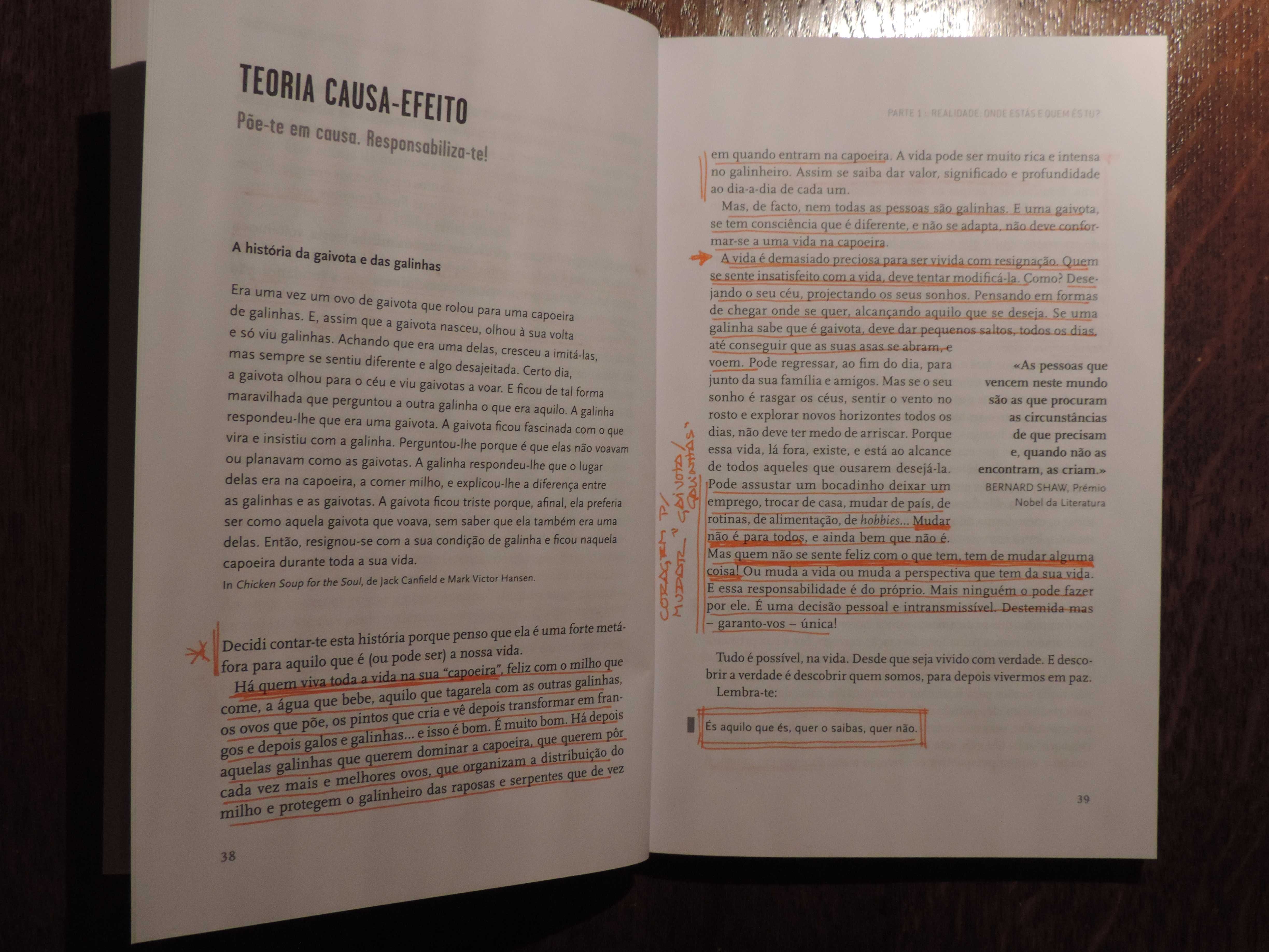 Livro "Trate a vida por tu"