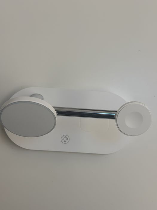 Carregador Sem Fios 3 em 1 para iPhone e Apple Watch